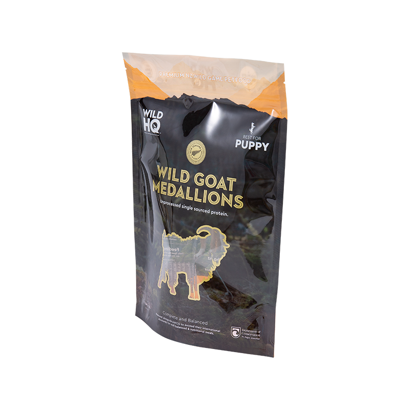 Fuktsäker och syresäker fryst hundmatspåse Fuktsäker och syresäker fryst hundmatspåse