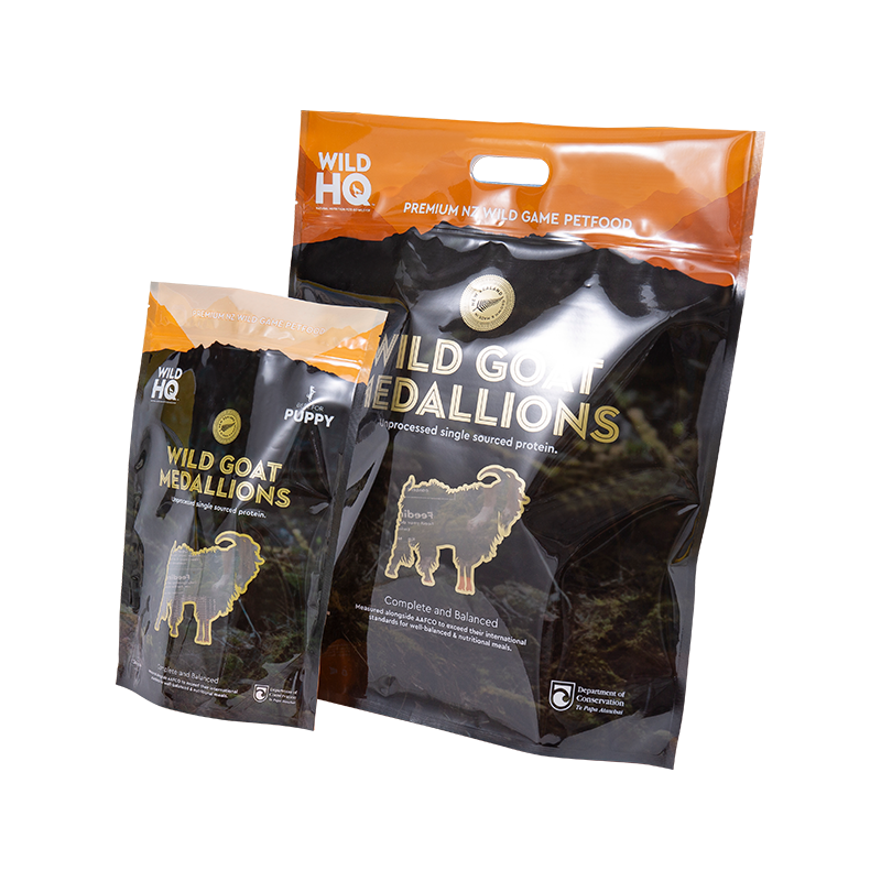 Fuktsäker och syresäker fryst hundmatspåse Fuktsäker och syresäker fryst hundmatspåse