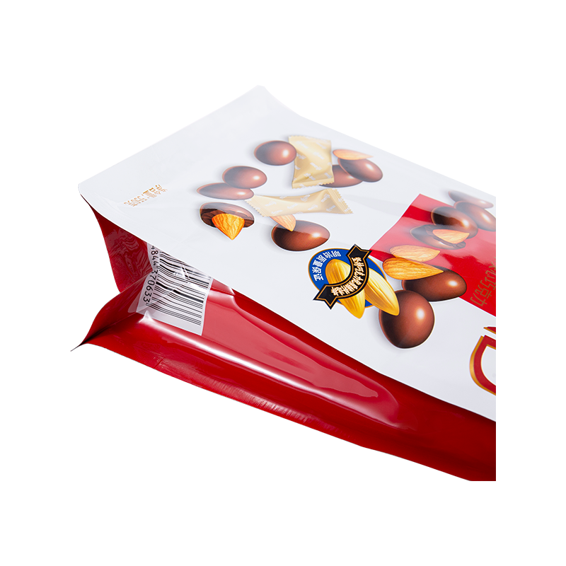 Fuktsäker chokladpåse med åtta sidor Fuktsäker chokladpåse med åtta sidor