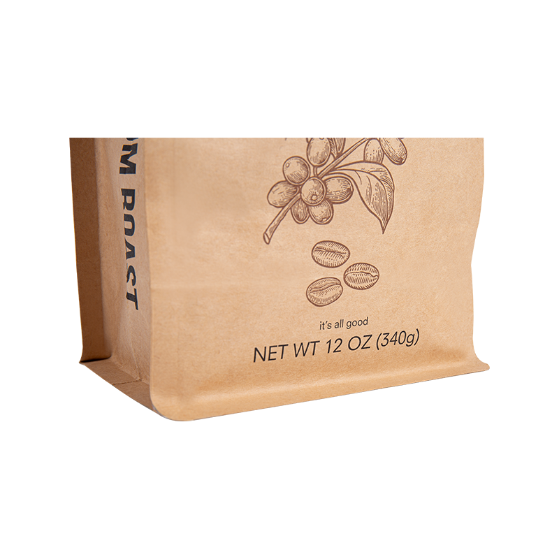 Färgglad Retro Kraft Paper Pouch Kaffepåse Färgglad Retro Kraft Paper Pouch Kaffepåse