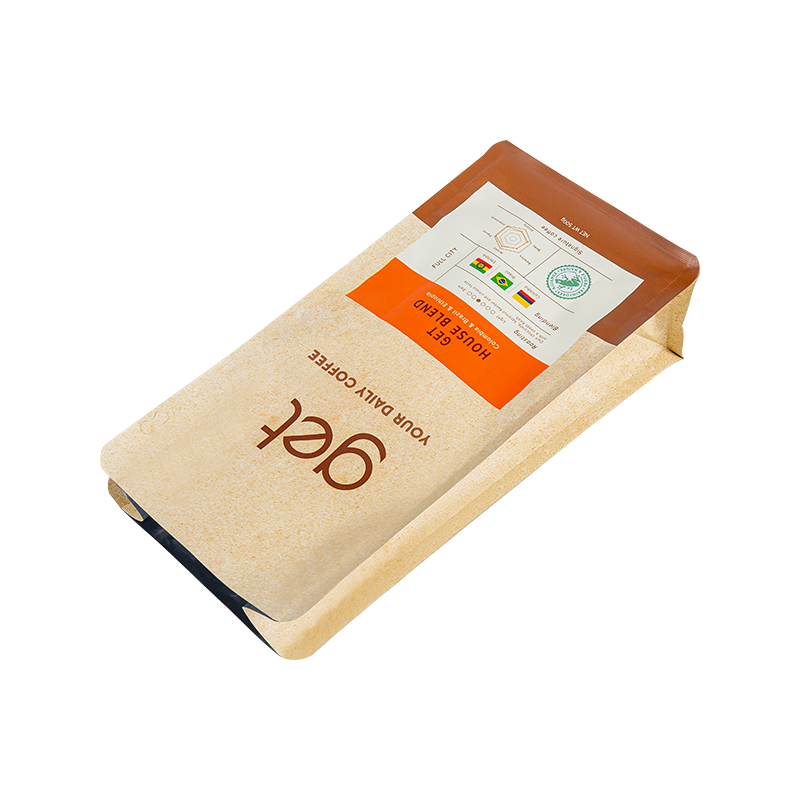 250 g-1 kg kaffepåse med åtta sidor 250 g-1 kg kaffepåse med åtta sidor