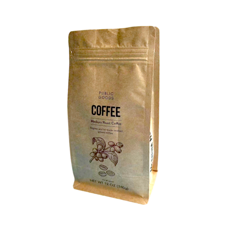 Tuff, hållbar, andningsbar, rivtålig nedbrytbar kraftpapperspåse