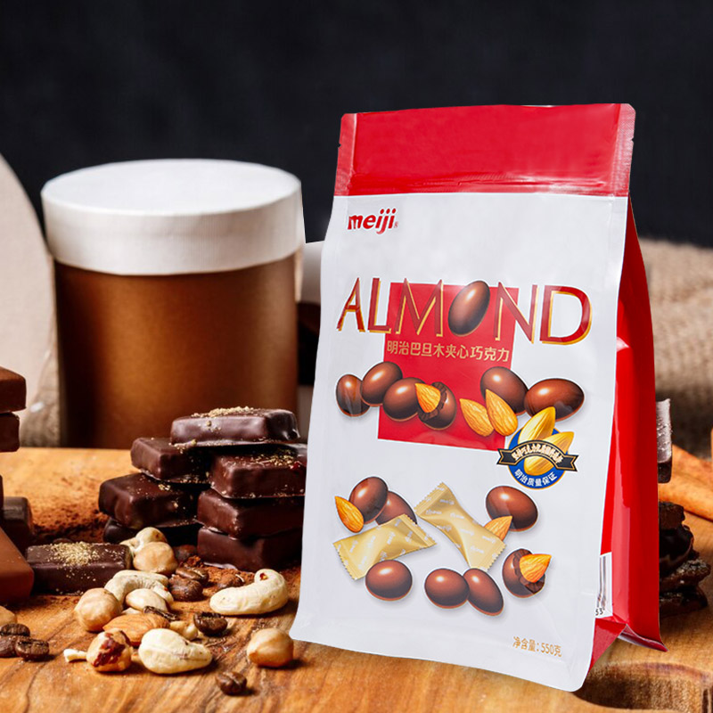 Fuktsäker chokladpåse med åtta sidor Fuktsäker chokladpåse med åtta sidor