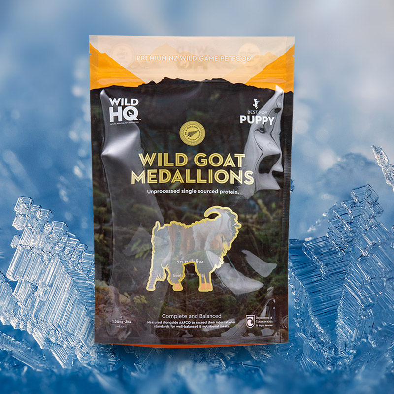 Fuktsäker och syresäker fryst hundmatspåse Fuktsäker och syresäker fryst hundmatspåse