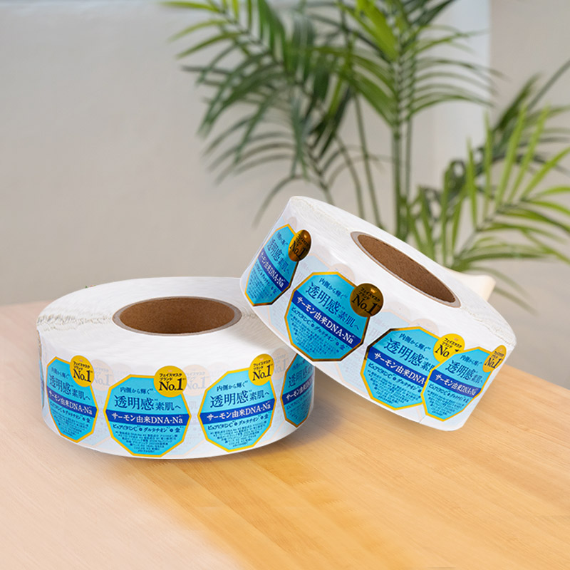 Stark självhäftande friktionsbeständig kaffepåse Självhäftande klistermärke