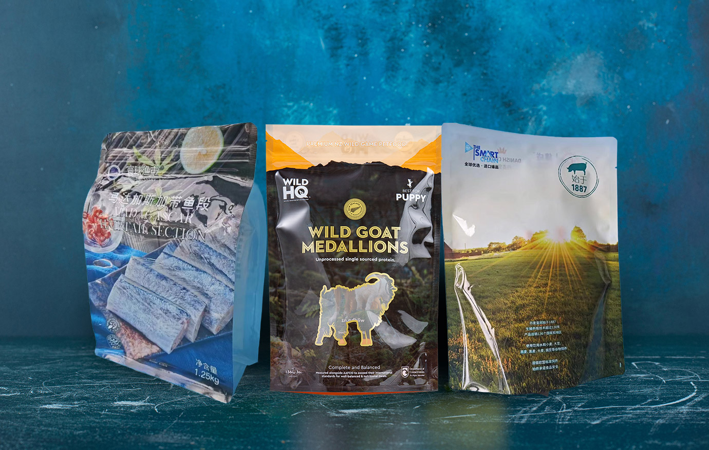 Förpackningspåse för fryst mat